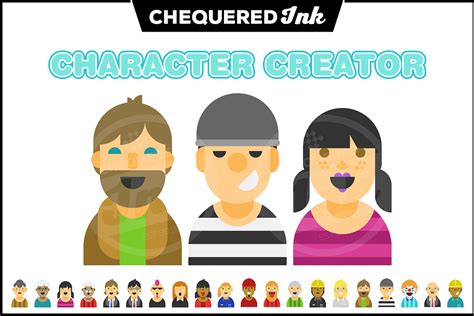 Character Creator Custom Designed Graphic Objects Creative Market