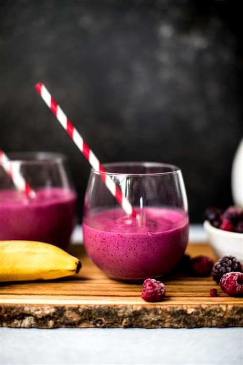 Wild Blueberry Beet Smoothie - nutrient rich and so so yummy.