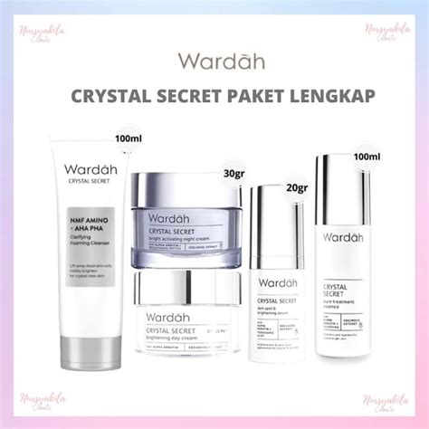 Jual Wardah Crystal Secret Paket Lengkap Skincare Mencerahkan