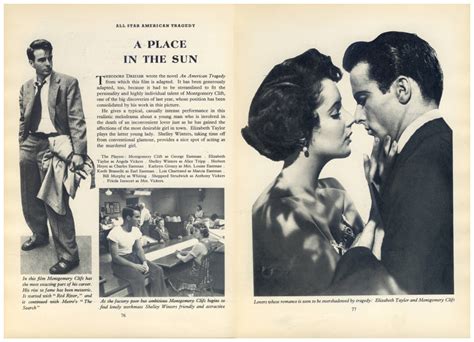 The story is that of george eastman, a young. VINTAGE | FILM: Review | A Place in the Sun