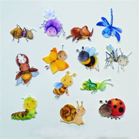 Preschool Felt Toy Set Felt Insects Cute Bugs Toy Felt Etsy