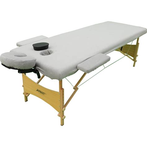 Massage Table Cover 186cm X 60cm Grey Ishka Massage Equipment