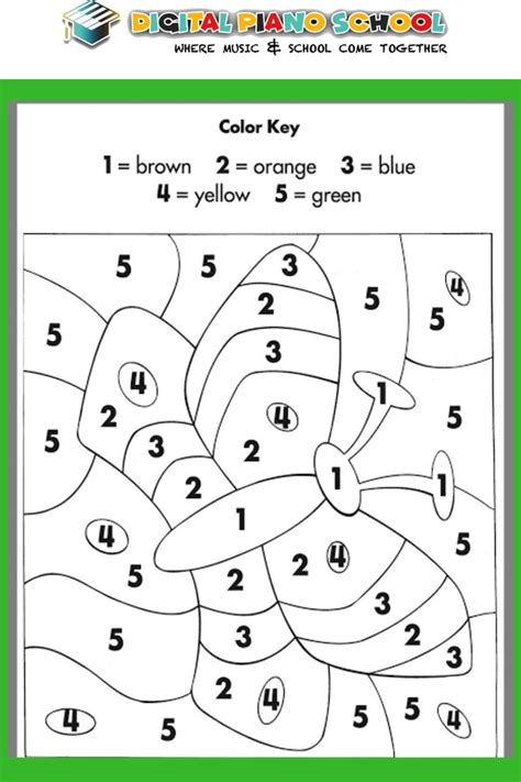 preschool math coloring pages activities for kids counting