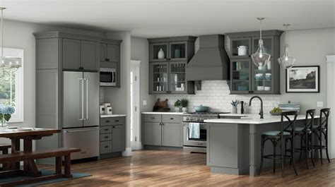 Peterson Maple Graphite Kitchen Cabinet Colors Grey Painted Kitchen