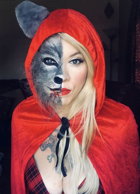 red riding hood makeup red riding hood wolf little red ridding hood red riding hood costume