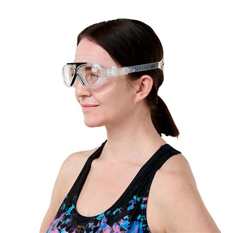 Sutton Swimwear Reef Swimming Mask Including Prescription Lenses Butterflies Eyecare