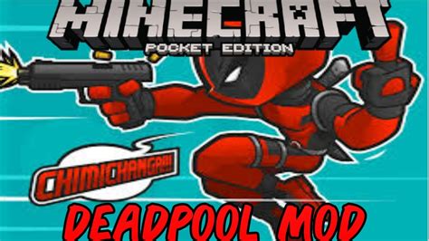 Deadpool Mod Minecraft Pe 0140 Youtube