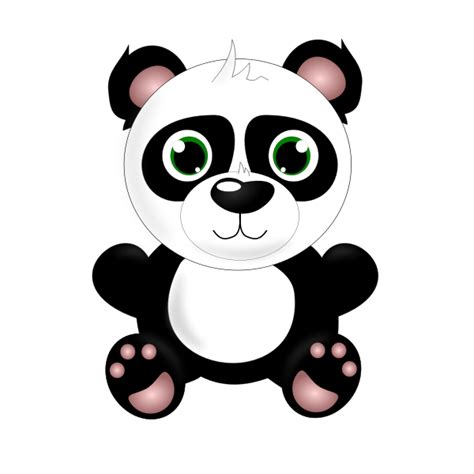 Baby Panda Vector Free Svg