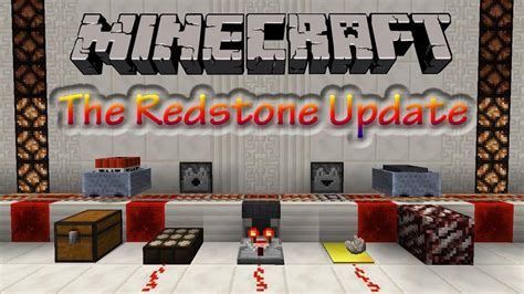 The Redstone Update Minecraft 15 Youtube