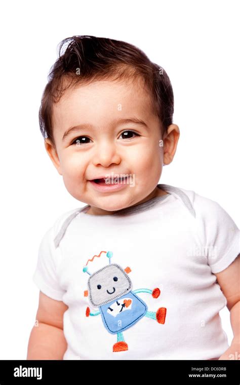 Happy Baby Toddler Smiling Stock Photo Alamy