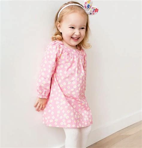 6pcslot Girls Dress Kids Clothes Children Clothing Long Sleeve Floral