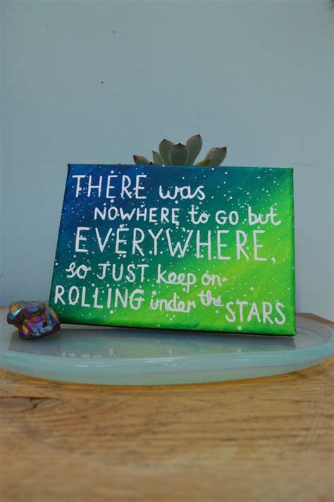 There Was Nowhere To Go Jack Kerouac Quote On Canvas Etsy Uk Wall