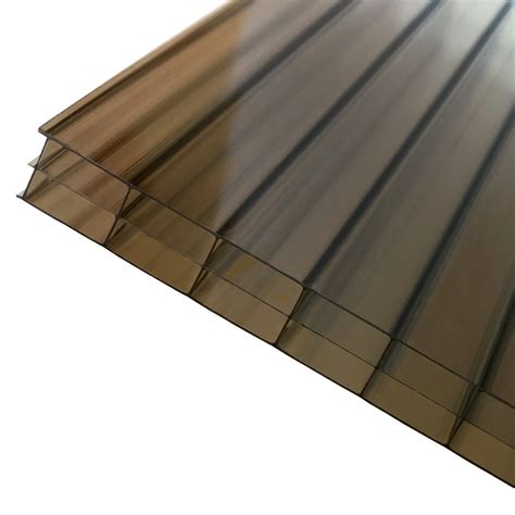 Polycarbonate Multiwall Roofing Sheet 25m X 690mm Departments Diy
