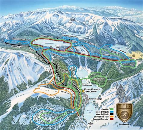 Mammoth Mountain Ski Resort Trail Map