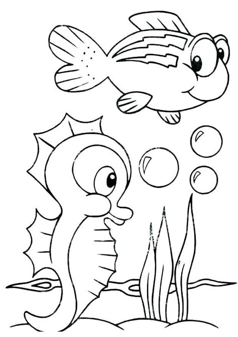 18 Printable Ocean Animals Coloring Pages Pdf Print Color Craft