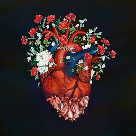 Heartbeat Lungs Art Human Anatomy Art Heart Art Projects