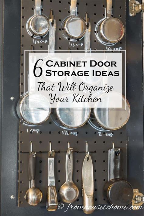 Design ideas that we created to show that you can really be creative with stock cabinets or rta kitchen cabinets. 6 Cabinet Door Storage Ideas That Will Organize Your Kitchen