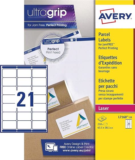 Avery Self Adhesive Address Mailing Labels Laser Printers Labels