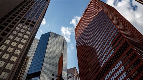 City Buildings Skyscrapers Sky Clouds Wallpaper 3840x2160 Uhd 4k