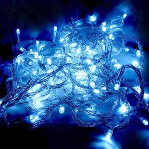 VickySun.com - Christmas Lights - 45M 500 LED Blue Christmas Fairy Lights with 8 Functions ...