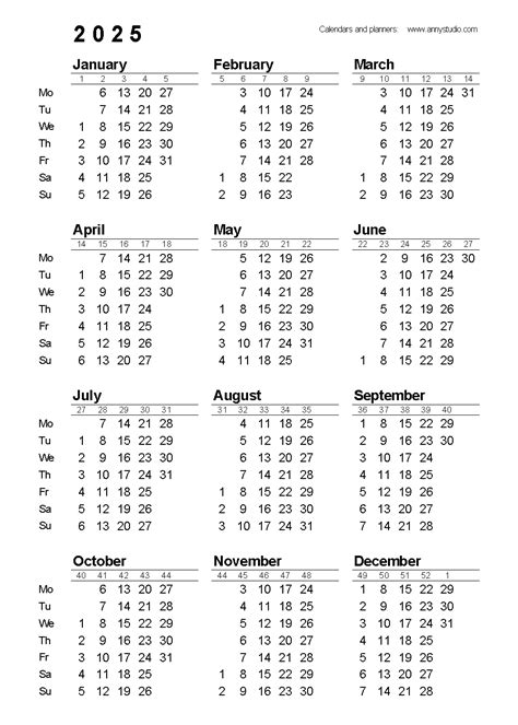 Iso Week Number Calendar 2025 A Comprehensive Guide Editable