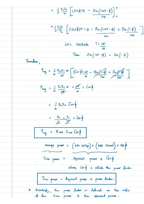 Lecture Notes In Physics Average Power In Ac Circuits Lcr Circuits
