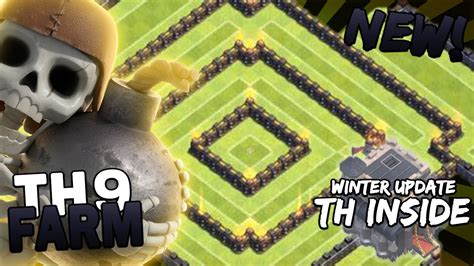 Th9 Farming Trophy Base Winter Update TH11 UPDATE YouTube