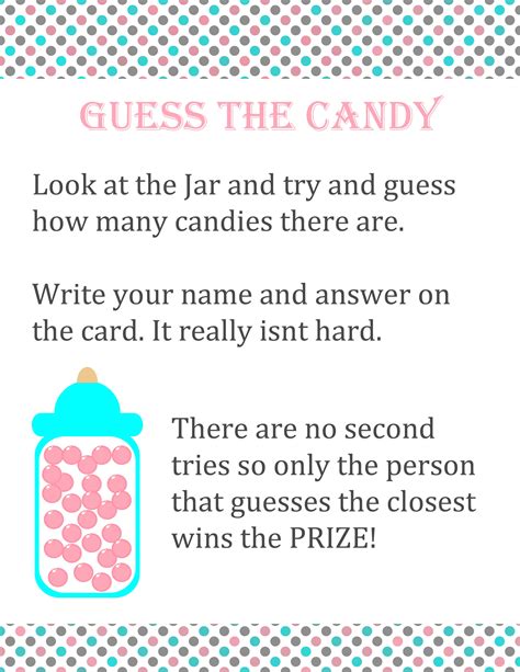 Guess how many sweets are in the jar is a fundraising game. Guess how many in the jar