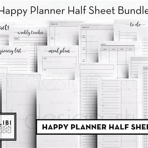 Skinny Classic Happy Planner Printable Inserts Cashbook Etsy