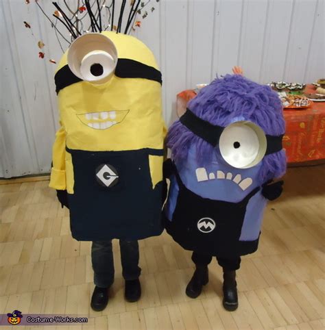 Despicable Me Yellow Minion And Evil Minion Costumes For Kids