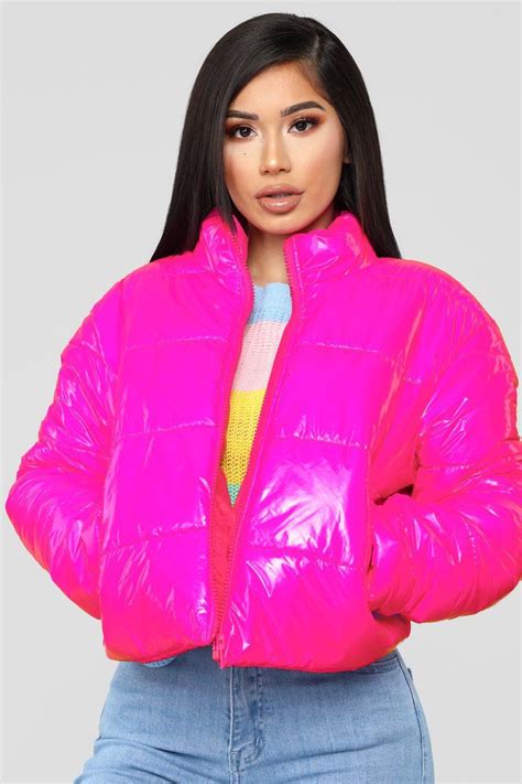 worst behavior puffer jacket hot pink ropa juvenil de moda ropa ropa de moda