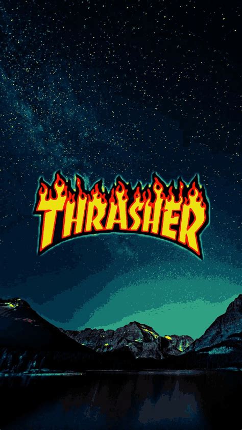 Thrasher Montains Hypebeast Iphone Wallpaper Iphone Wallpaper