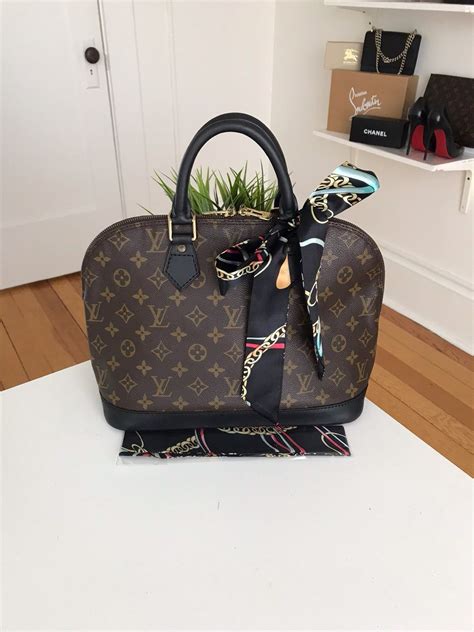 This Authentic Louis Vuitton Alma Bag Has Been Updated By Painting The