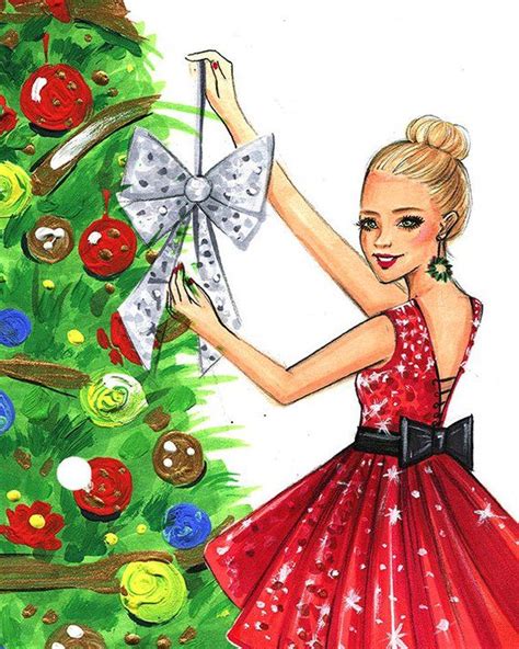 Christmas Artchristmas T Holiday Illustrationt For Herfashion