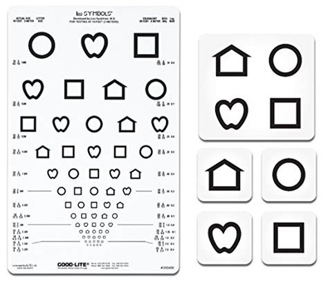 Lea Symbols Translucent Distance Eye Chart Buy Online In Uae Hpc