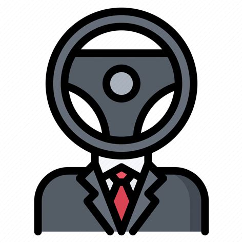 Man Steering Wheel Driver Driving Icon Download On Iconfinder