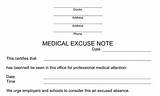 Doctor Excuse Note Images