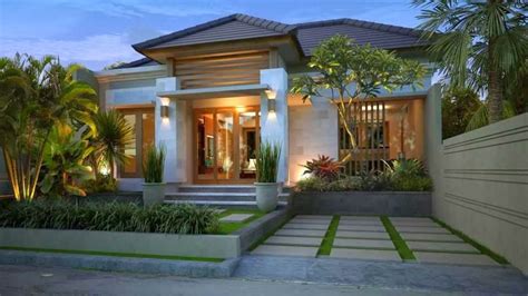 Baca selengkapnya review desain rumah bali modern 2 lantai bapak. Desain Rumah Adat Bali Modern | Eksterior modern, Cat ...