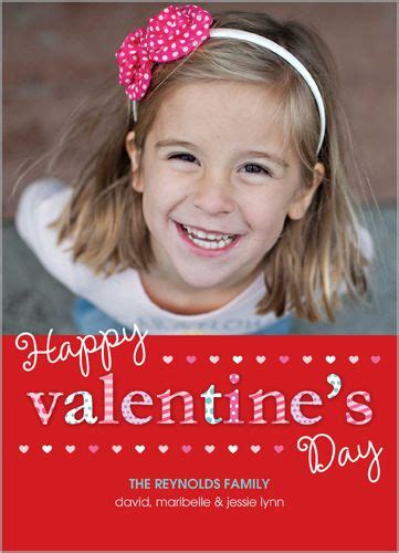 Patterned Valentine 5x7 Photo Valentines Cards Shutterfly Valentine