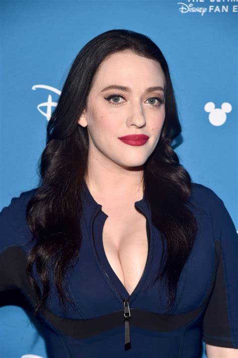 Busty Tv Actress Kat Dennings Showing Her Cleavage Once Again The