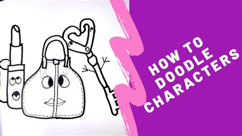 Melukis merupakan sebuah medium di mana banyak orang bisa mengekspresikan emosi dan pikiran mereka. How To Doodle Characters | Cara Melukis Karakter Doodle ...