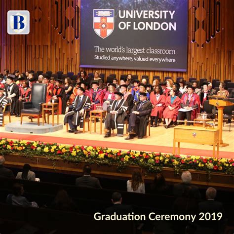 University Of London Graduation Ceremony 2019 — Blackstone School Of