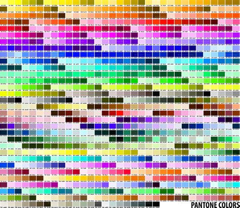 Pantone Cmyk Color Chart Pdf