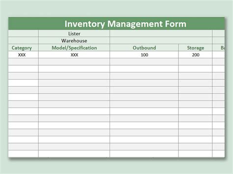 Inventory Management Excel Template Addictionary