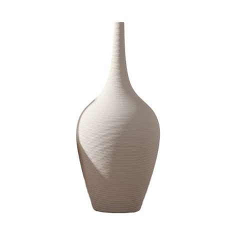 Ribbed Ceramic Teardrop Vase Large Famous Mountain