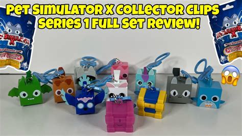 Pet Simulator X Collector Clips Series Full Set Full Review Youtube