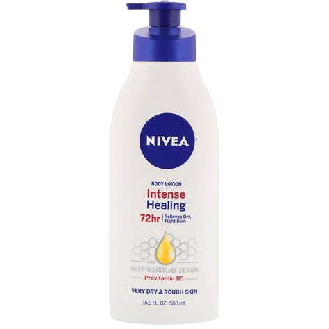 Nivea Intense Healing Body Lotion 72 Hr Moisture For Very Dry And Rough Skin 16 9 Oz