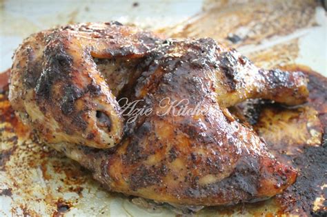 Ayam panggang ialah ayam yang disediakan sebagai makanan dengan kaedah memanggang sama ada di dapur rumah, di atas unggun api atau di rotisserie profesional. Ayam Panggang Blackpepper - Azie Kitchen