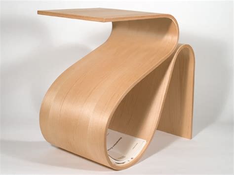 El 1 A Bent Plywood End Table How To Bend Wood Bending Plywood
