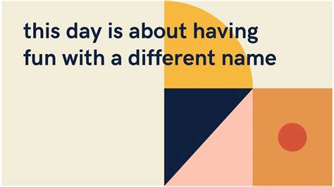National Name Yourself Day April 9 Reinvent Your Name Classwork
